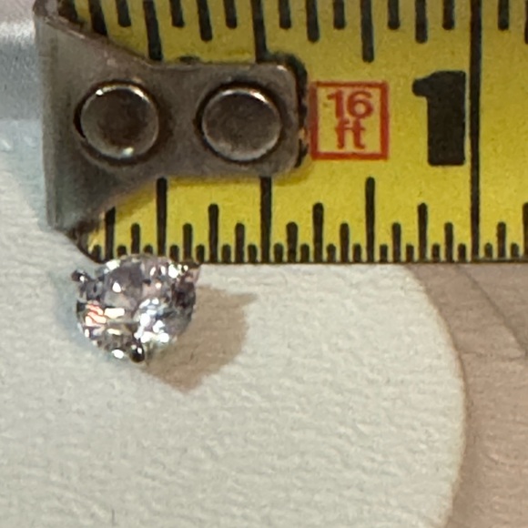 New In Box-Bracelet & Earring Set-Lab Created Diamonds-Silver Plated-7 1/4 in - Picture 15 of 16